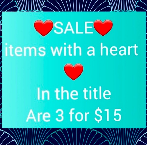 ♥️♥️♥️ SALE!!! 3/$15 Tons of items to choose from! Add to your bundle an… - Picture 1 of 1